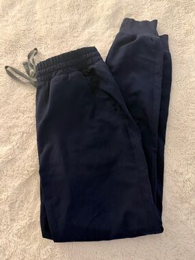 Figs Women’s Navy Blue High-Waisted Zamora Joggers